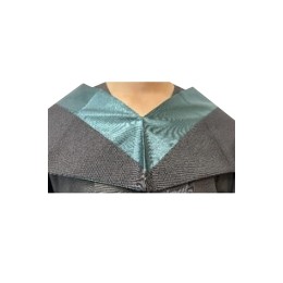 個人設計恆生大學畢業袍     恆大畢業袍  HSU畢業袍  人文社科學院畢業袍  森林綠色與深藍色披肩  DA580 個人設計恆生大學畢業袍     恆大畢業袍  HSU畢業袍  人文社科學院畢業袍  森林綠色與深藍色披肩  DA580